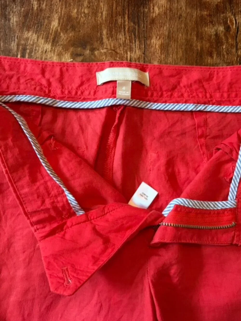 Vintage Banana Republic 100% Linen Summer Pants